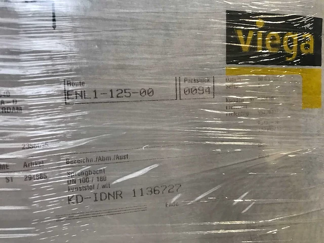 Partij viega toilet vloeraansluitstuk bocht met sprong (319x) - afbeelding 7 van  9