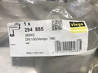 Partij viega toilet vloeraansluitstuk bocht met sprong (319x) - afbeelding 8 van  9