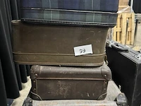 Partij vintage koffers - afbeelding 3 van  4