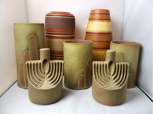 Partij vintage vazen - afbeelding 1 van  3