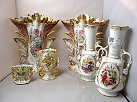 Partij vintage vazen - afbeelding 1 van  6