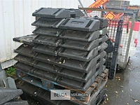 Partij voetplaten voor afzethek - afbeelding 2 van  7