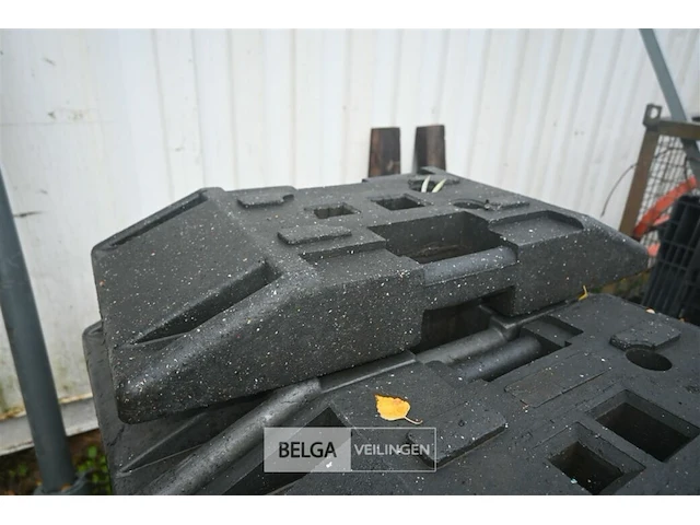 Partij voetplaten voor afzethek - afbeelding 3 van  7