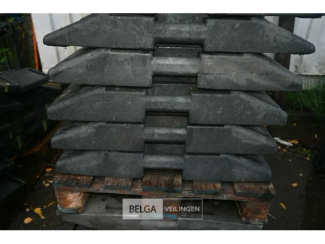 Partij voetplaten voor afzethek - afbeelding 6 van  7