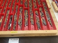 Partij volhardmetalen mini uitdraai/ schroefdraad en groefbeitels - afbeelding 2 van  6
