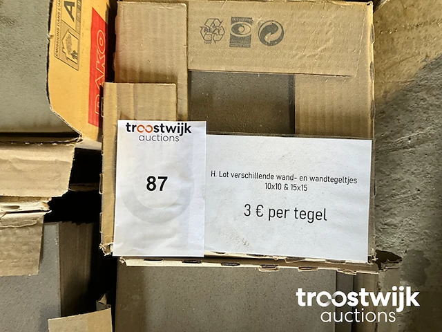 Partij wandtegels 10x10 en 15x15. - afbeelding 3 van  3