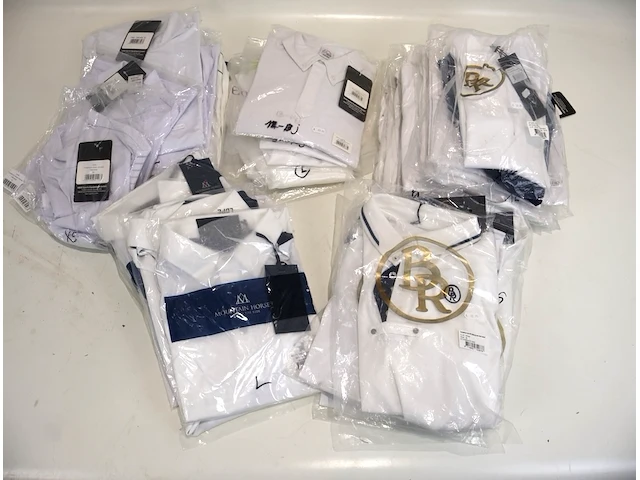 Partij wedstrijdshirts kids wit (plm 30) - afbeelding 1 van  4