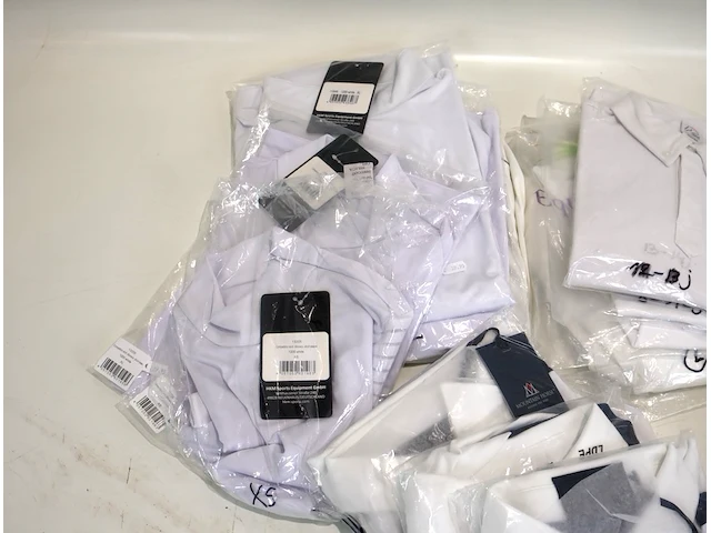 Partij wedstrijdshirts kids wit (plm 30) - afbeelding 2 van  4