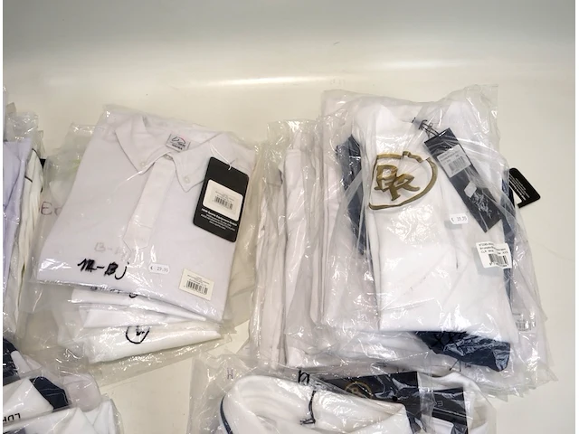 Partij wedstrijdshirts kids wit (plm 30) - afbeelding 3 van  4