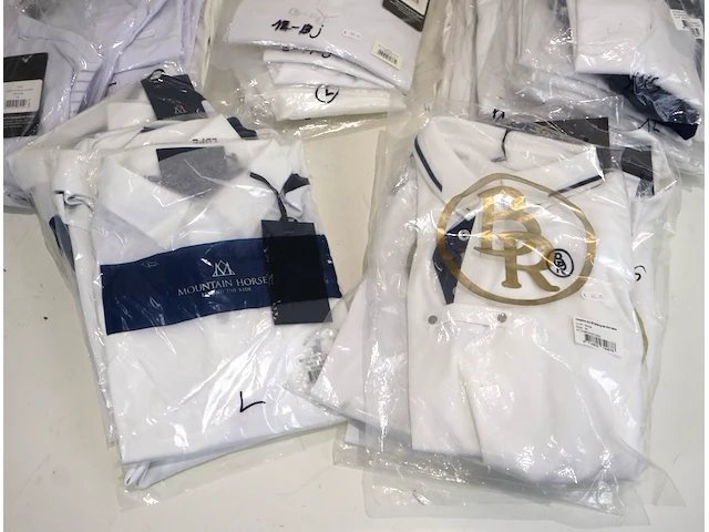Partij wedstrijdshirts kids wit (plm 30) - afbeelding 4 van  4