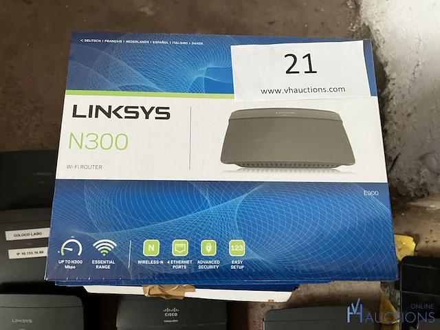 Partij wifi routers linksys - afbeelding 1 van  4