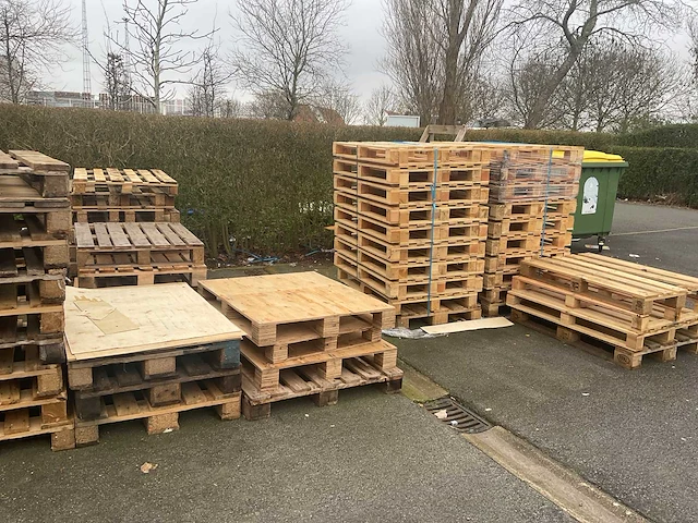 Partij winkelkarren, palletten en tuintafel - afbeelding 4 van  4