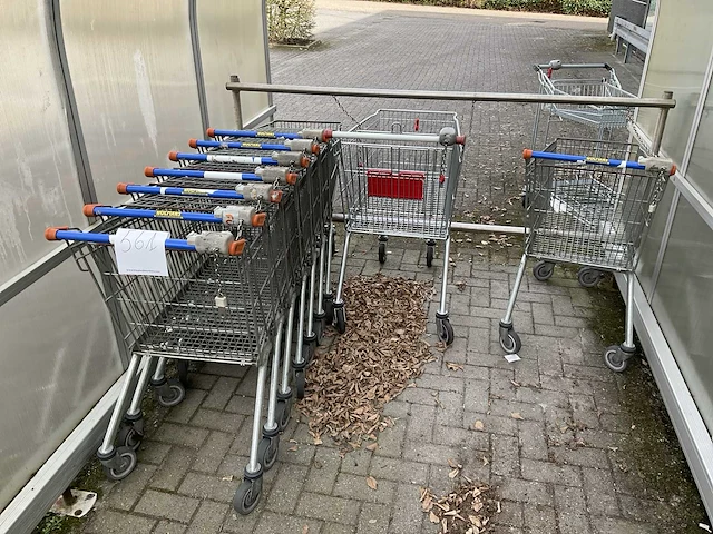Partij winkelwagens - afbeelding 1 van  2