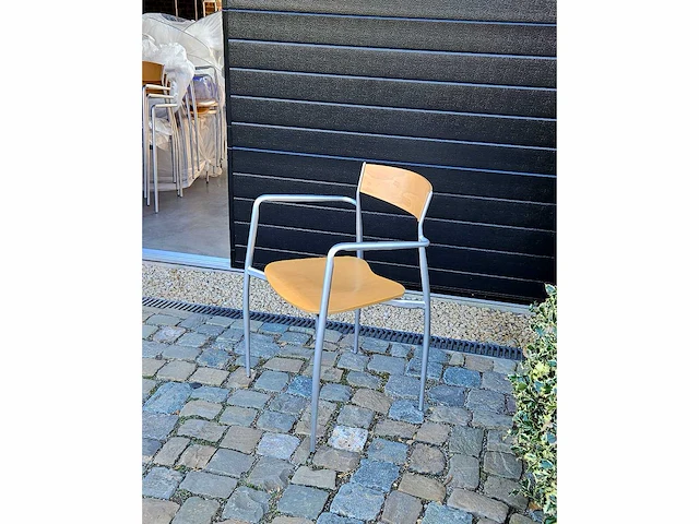 Partij (x10) design-stoelen, sergio mian - afbeelding 1 van  6