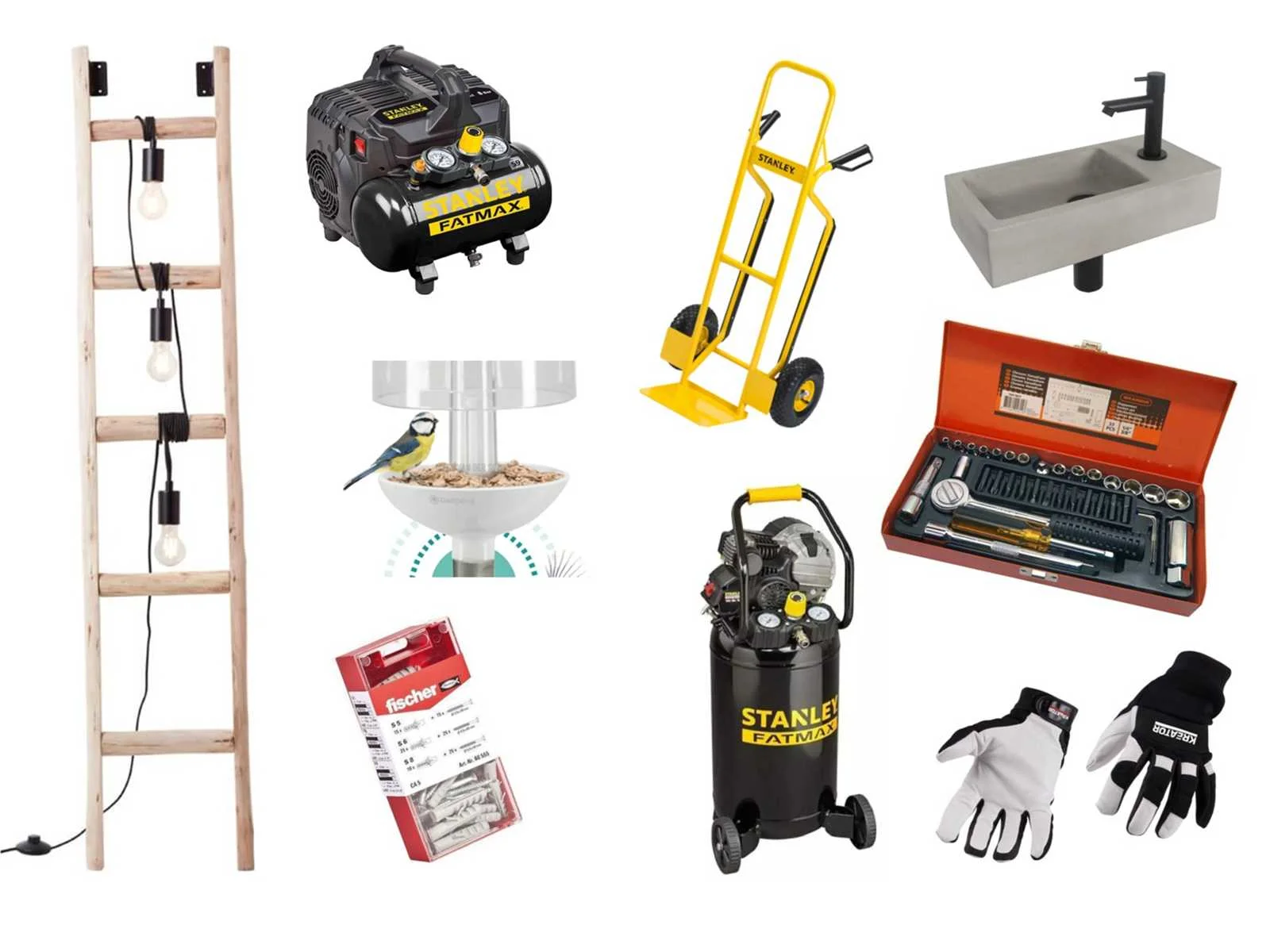 Partijhandel, handgereedschap en gereedschap accessoires, elektra en magazijnopruiming