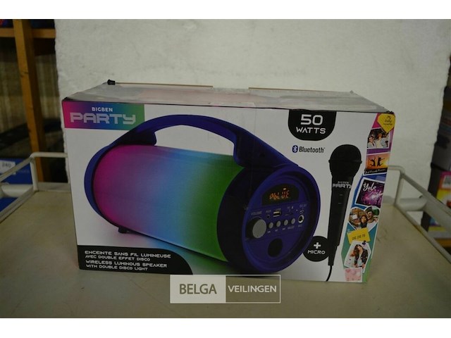 Party box met microfoon - afbeelding 1 van  4