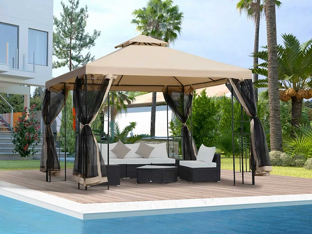 Partytent - tuinhuisje 3x3m - afbeelding 1 van  6