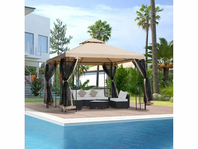 Partytent - tuinhuisje 3x3m - afbeelding 2 van  6