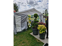 Partytent 10 x 5 m + mobiele kar opslag - afbeelding 3 van  9