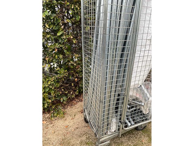 Partytent 10 x 5 m + mobiele kar opslag - afbeelding 6 van  9