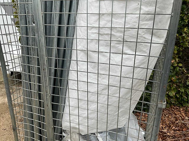 Partytent 10 x 5 m + mobiele kar opslag - afbeelding 7 van  9