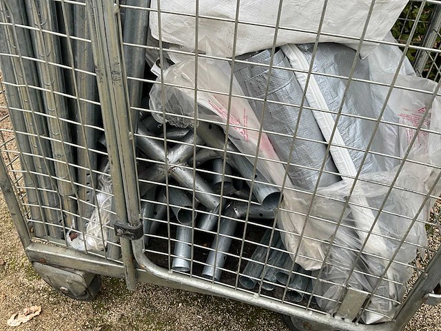 Partytent 10 x 5 m + mobiele kar opslag - afbeelding 8 van  9