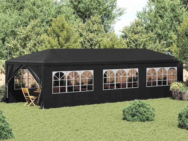 Partytent 3x9 m - antraciet - afbeelding 1 van  10
