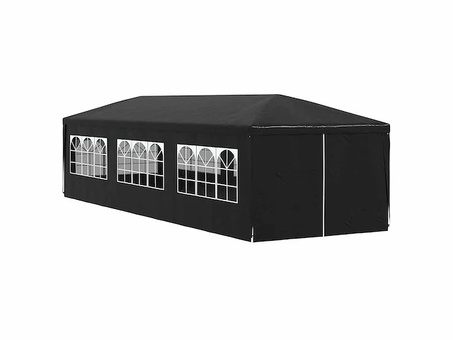 Partytent 3x9 m - antraciet - afbeelding 5 van  10
