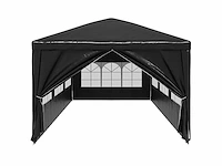 Partytent 3x9 m - antraciet - afbeelding 6 van  10