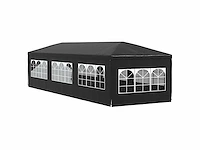 Partytent 3x9 m - antraciet - afbeelding 8 van  10