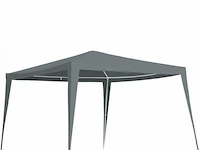 Partytent grijs 3 x 3 meter - afbeelding 1 van  4