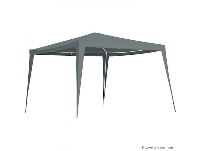 Partytent grijs 3 x 3 meter - afbeelding 3 van  4