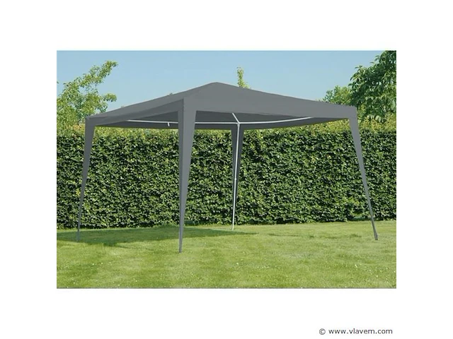 Partytent grijs 3 x 3 meter - afbeelding 4 van  4