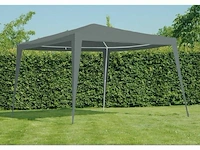Partytent grijs 3x3 - afbeelding 4 van  4