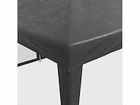 Partytent met 12 zijwanden antraciet gaas 8x4 m - afbeelding 8 van  9