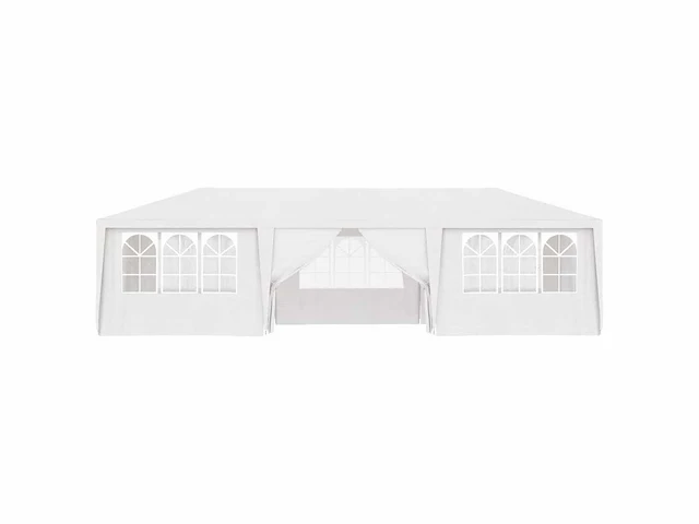 Partytent met zijwanden 4x9m wit 90 g/m² - afbeelding 3 van  9