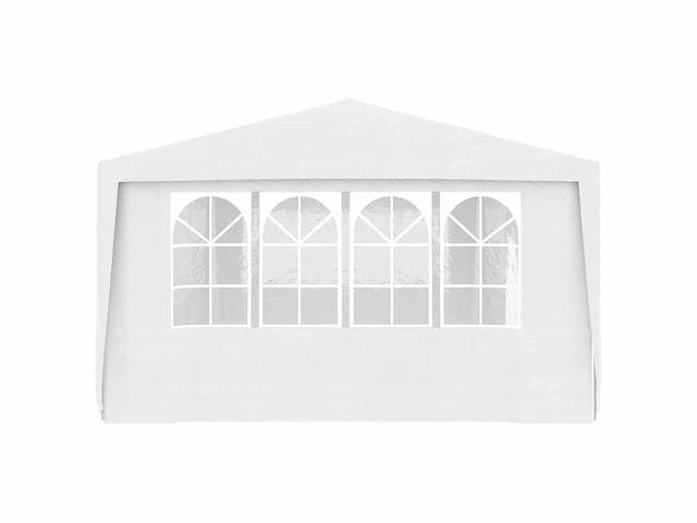 Partytent met zijwanden 4x9m wit 90 g/m² - afbeelding 4 van  9
