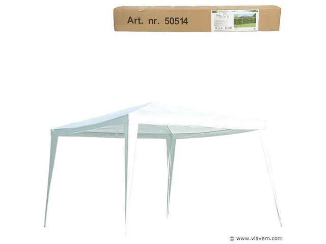 Partytent wit 3 x 3 meter - afbeelding 1 van  4