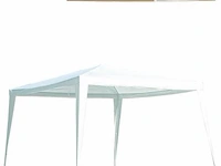 Partytent wit 3 x 3 meter - afbeelding 1 van  4