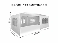 Partytent wit - afbeelding 2 van  3