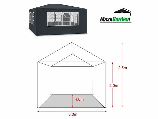 Partytent - afbeelding 5 van  5