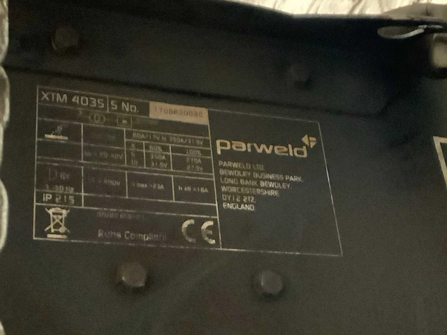 Parweld xtm403-s mig lasapparaat - afbeelding 5 van  9