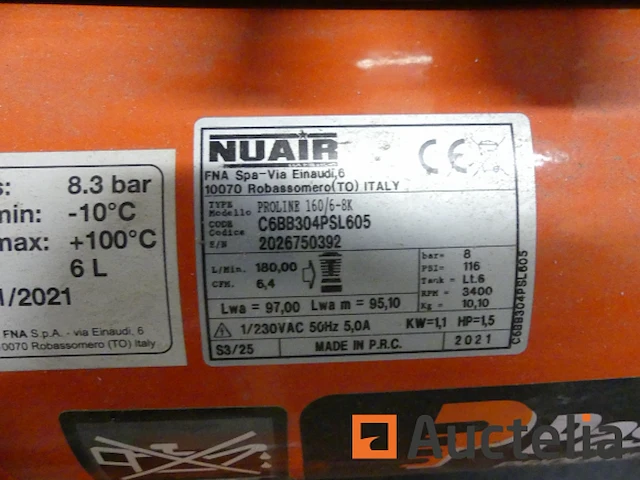 Paslode compressor & spijkermachine - afbeelding 6 van  7