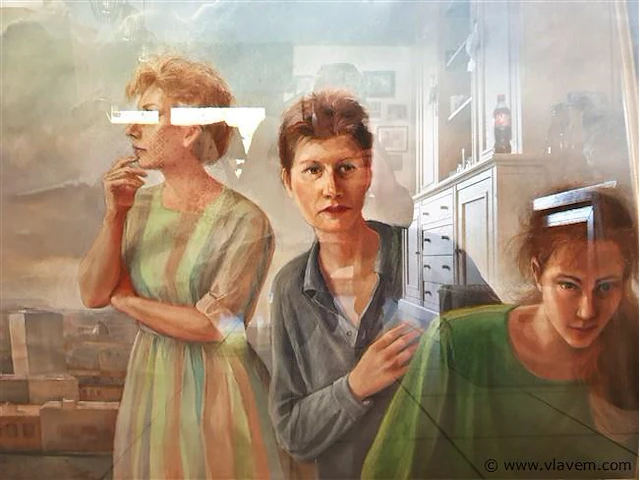 Pastelschilderij dominique van den bergh - afbeelding 2 van  6