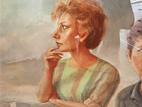 Pastelschilderij dominique van den bergh - afbeelding 5 van  6