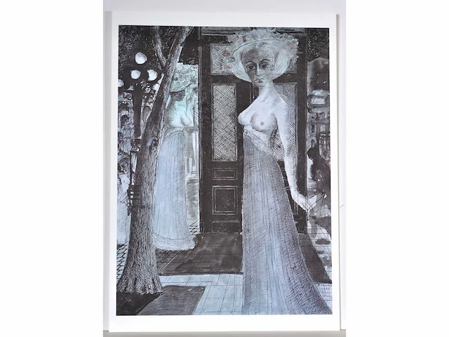Paul delvaux - pompei (détail) - offset - afbeelding 2 van  5