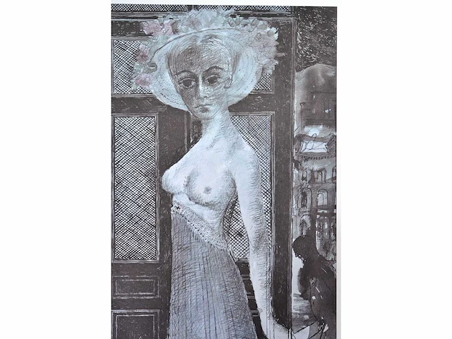 Paul delvaux - pompei (détail) - offset - afbeelding 4 van  5