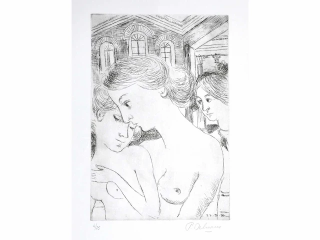 Paul delvaux (1897 – 1994) - afbeelding 1 van  7