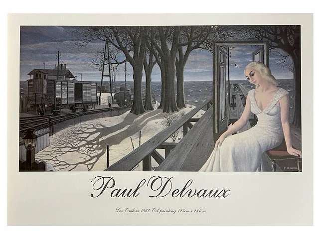 Paul delvaux – les ombres - afbeelding 2 van  4