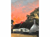 Paul permeke - crépuscule - olie op paneel - afbeelding 3 van  7